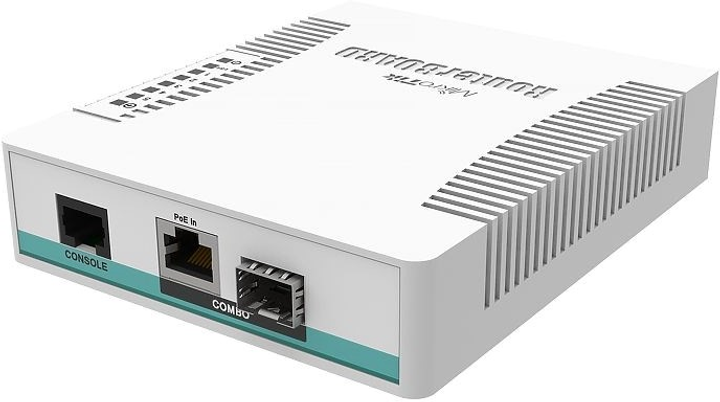 Комутатор MikroTik CRS106-1C-5S гігабітний (CRS106-1C-5S) - зображення 1