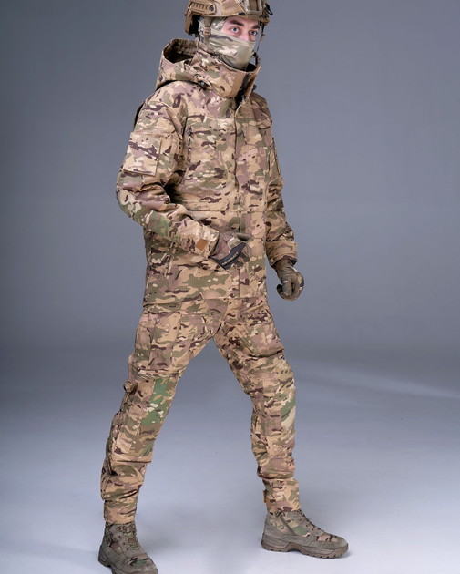 Комплект військової штурмової форми UATAC Gen 5.2 XXL Мультикам Степ. Штани + Куртка - зображення 1