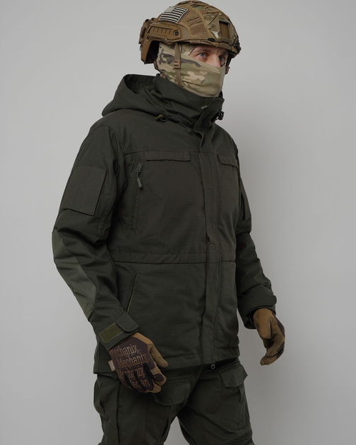 Тактическая штурмовая куртка UATAC Gen 5.2 XXL Олива c флисовой парой - изображение 2