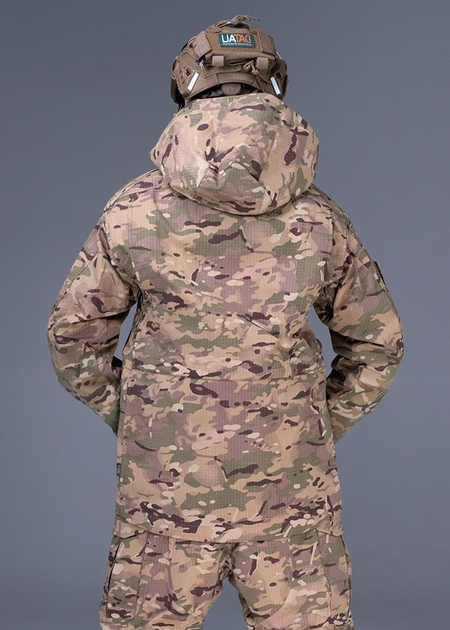 Тактична штурмова куртка UATAC Gen 5.2 XL Мультикам Степ з флісовою парою - зображення 2