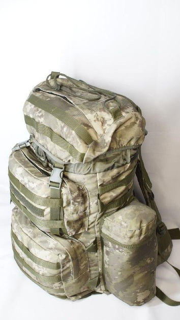 Водостійкий Міцний Військовий Тактичний Рюкзак На 90л WolfTrap Мультикам - зображення 2