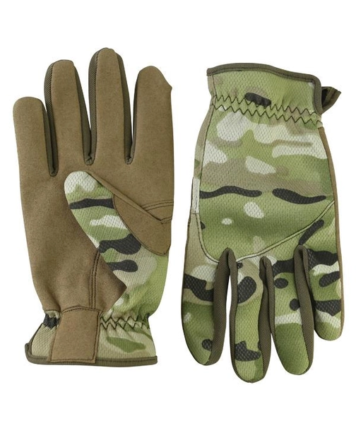 Рукавички тактичні KOMBAT UK Delta Fast Gloves, мультікам, L - изображение 2