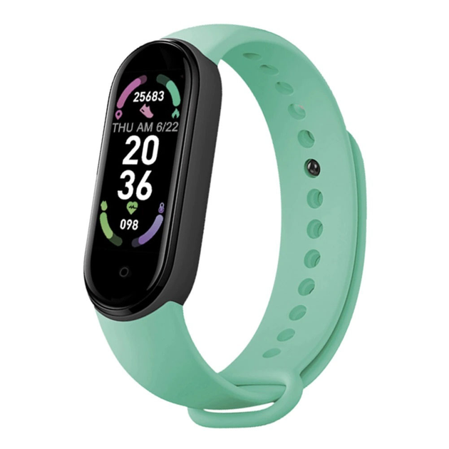 Фитнес браслет FitPro Smart Band M6 (смарт часы, пульсоксиметр, пульс ...