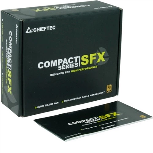 Блок питания Chiefteс COMPACT CSN-550C SFX 80mm 550W 80 Plus GOLD Modular Retail Box - изображение 2