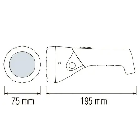 Ручной аккумуляторный LED фонарик 0.5W "PUSKAS-2" Horoz Electric - Фото 2 Ручной аккумуляторный LED фонарик 0.5W "PUSKAS-2" Horoz Electric - изображение 2