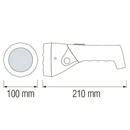 Ручний акумуляторний LED-ліхтарик 0.9 W "PUSKAS-3" Horoz Electric - Фото 2 Ручний акумуляторний LED-ліхтарик 0.9 W "PUSKAS-3" Horoz Electric - зображення 2