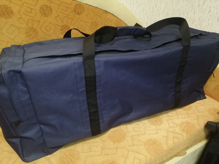 Сумка тактична темно синя, сумка для речей, баул 120 л, 98*34*36, арт 2023 - зображення 2