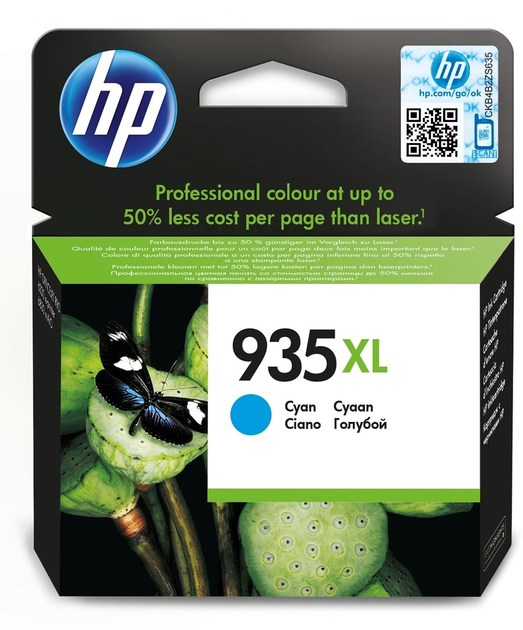 Tusz HP No. 935XL OfficeJet Pro (C2P24AE) Cyan - obraz 1