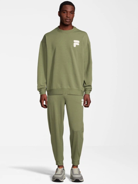 Bluza bez kaptura męska Fila FAM0137-60012 L Zielona (4064556333865) - obraz 3