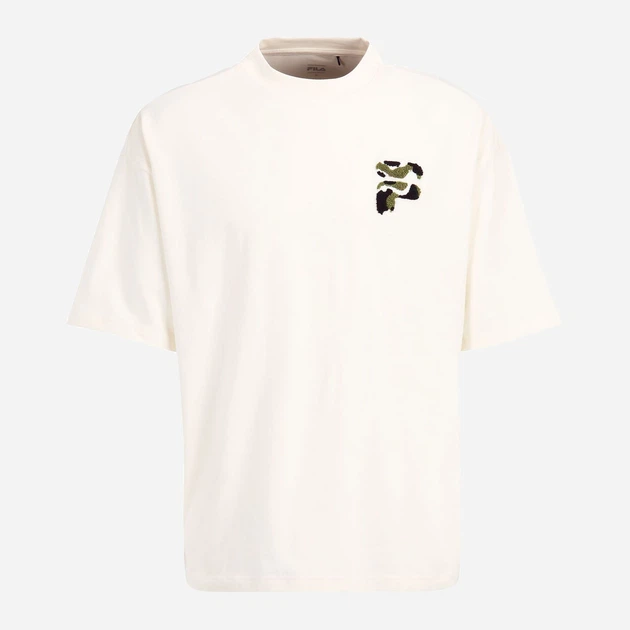 T-shirt męski basic Fila FAM0140-10010 L Biały (4064556333926) - obraz 4