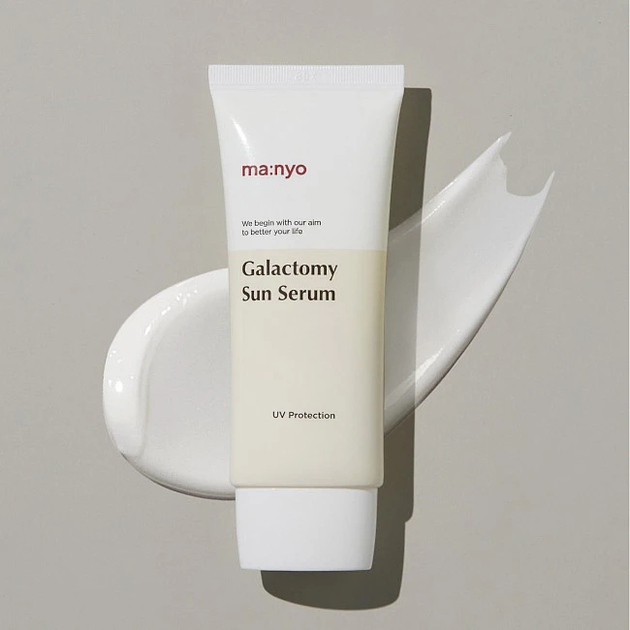 Увлажняющая солнцезащитная сыворотка Manyo Galactomy Sun Serum SPF 50+/PA++++ 50ml - Фото 5 Увлажняющая солнцезащитная сыворотка Manyo Galactomy Sun Serum SPF 50+/PA++++ 50ml - изображение 5
