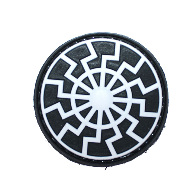 Патч PVC Черное солнце Grey - изображение 2