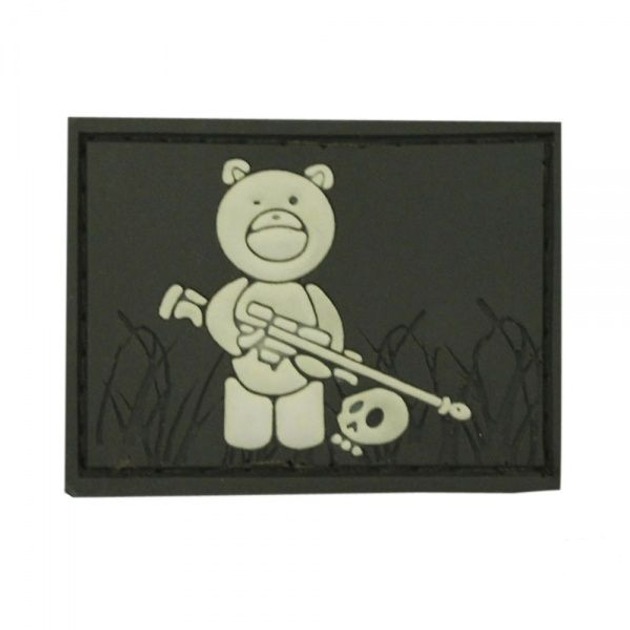 Патч PVC Hunting Bear RG/White - зображення 1