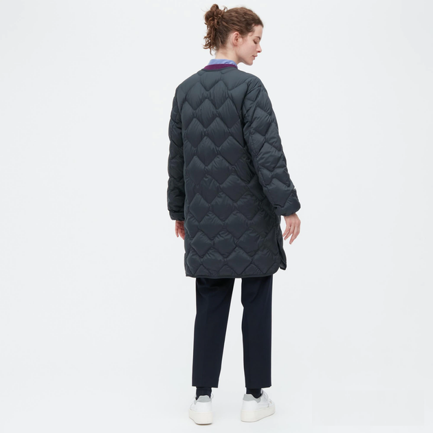Куртка Uniqlo ULTRA LIGHT DOWN RELAXED розмір S темно зелена (450455) - изображение 5