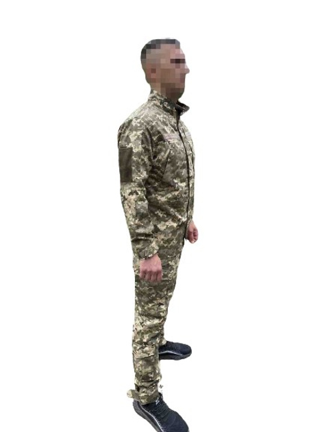 Тактическая военная форма, комплект китель + штаны, ВСУ пиксель, размер 44 - изображение 2