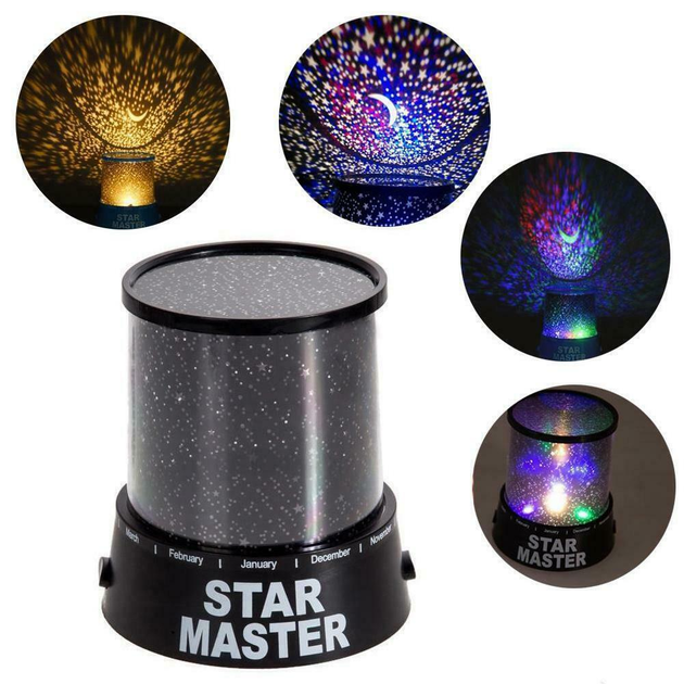 Светильник проектор ночник Звёздное небо Star Master Стар Мастер с USB ...