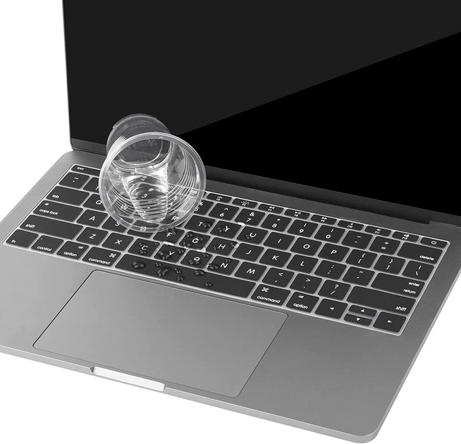 Накладка на клавиатуру для MacBook Pro 13 Мабук ПРО A1708 Черная US ...