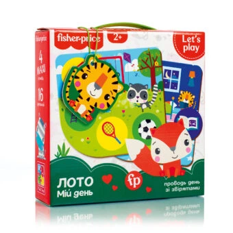 Игра настольная «Fisher Price. Лото. Мой день» укр. VT2910-02 - Фото 1 Игра настольная «Fisher Price. Лото. Мой день» укр. VT2910-02 - изображение 1