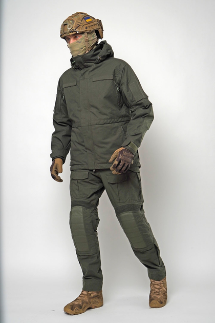 Комплект штурмові штани + куртка UATAC Gen 5.2 (L) Olive (Олива) - зображення 1