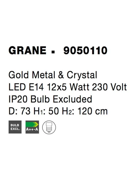 Люстра NOVA LUCE GRANE 9050110 - зображення 7