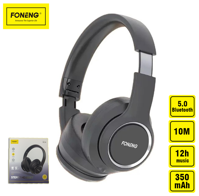 Навушники бездротові з шумопоглинанням FONENG Headset BL50 купити в ...