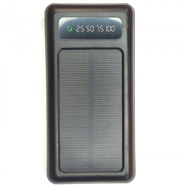 Аккумулятор Power bank UKC 8285 Внешняя батарея с солнечной панелью 4в1 ...