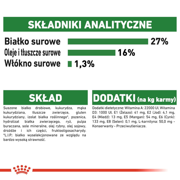 Sucha karma dla psów Royal Canin Mini Adult małych ras powyżej 10 miesiąca życia 4 kg (3182550727822) (727822) (3001040) - obraz 7