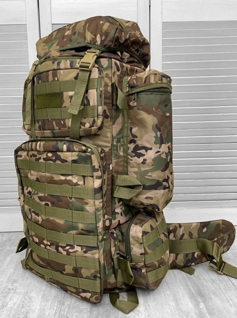 Рюкзак тактичний штурмовий Large Multicam Elite 100 л - зображення 2