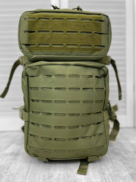 Рюкзак тактический штурмовой Large Pack Olive 45 л - изображение 2