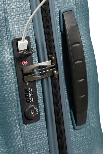 Чемодан 55 См Samsonite C-LITE ICE BLUE 55x40x20 CS2*51002 - изображение 3