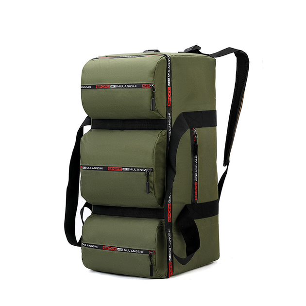 Рюкзак-сумка туристический тактический S0831-S 80л оливковый - изображение 1