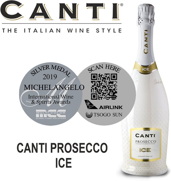 Вино игристое Canti Prosecco Ice белое полусухое 0.75 л 11% ...