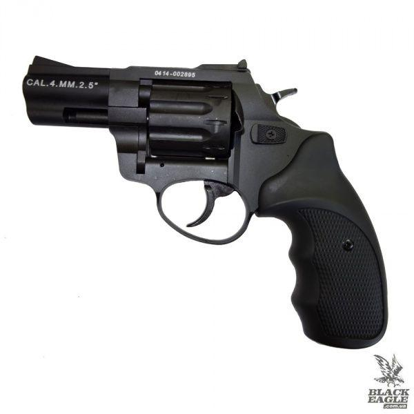 Револьвер под патрон Флобера STALKER 4 мм 2,5 Black (черн. рук.) - изображение 1