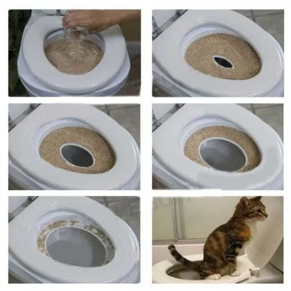 Набір для привчання кота до унітазу CitiKitty - Фото 3 Набір для привчання кота до унітазу CitiKitty - зображення 3