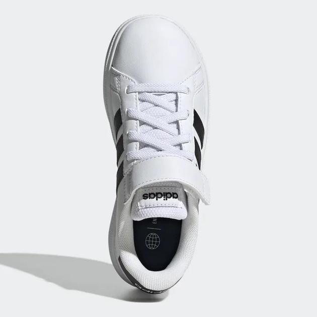 Sneakersy chłopięce adidas GW6521 28 Białe z czarnym (5904862421704) - obraz 4
