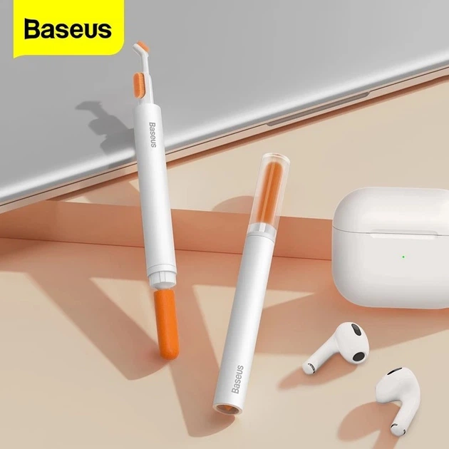 Многофункциональная ручка/щетка Baseus для чистки смартфонов, наушников, клавиатуры, гаджетов - Фото 9 Многофункциональная ручка/щетка Baseus для чистки смартфонов, наушников, клавиатуры, гаджетов - изображение 9
