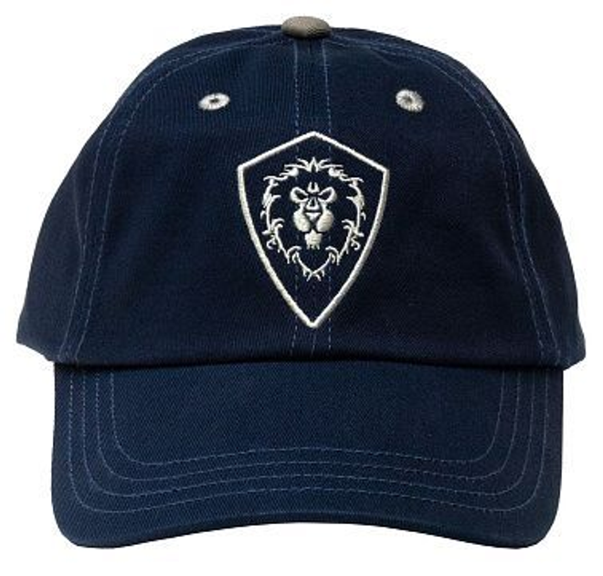 Бейсболка JINX World of Warcraft Alliance Dad Hat Navy 