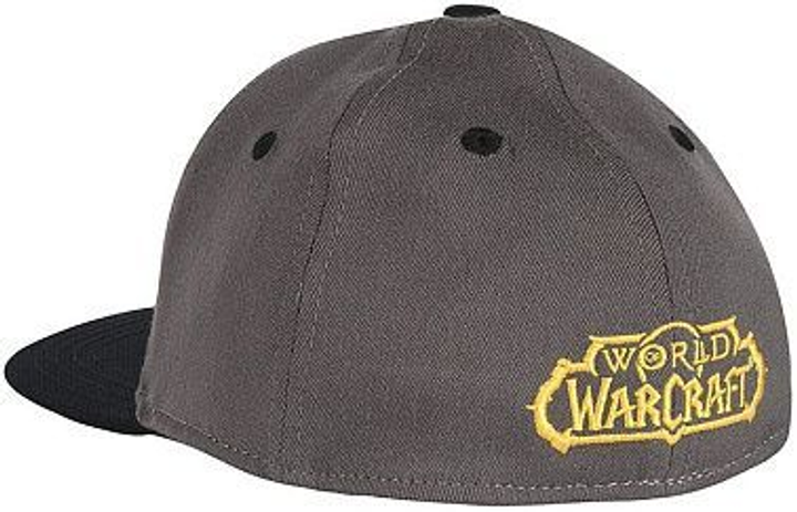 Бейсболка World of Warcraft Iconic Stretch Fit Hat-One Size-Gray-Black 