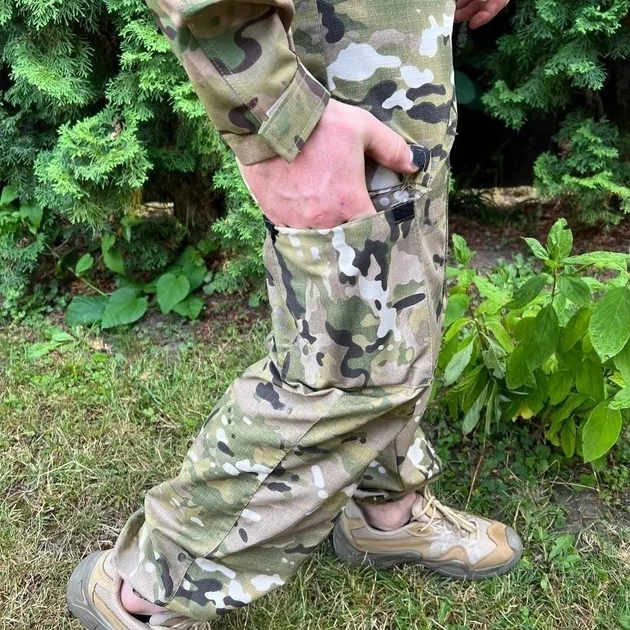 Тактические штаны ВСУ военные армейские Джоггеры Мультикам размер 52 - изображение 2