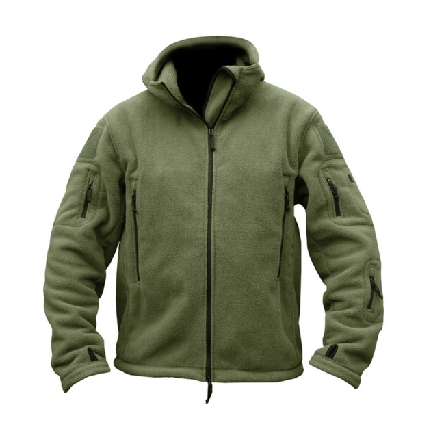 Флисовая кофта Recon Hoodie, Kombat Tactical, Olive, XXL - изображение 2