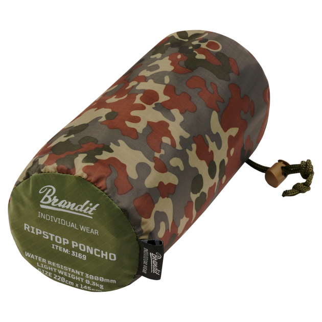 Пончо-сумка, Brandit, Flecktarn, One size - изображение 2