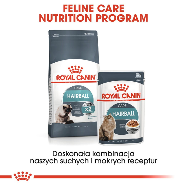Sucha karma dla kotów Royal Canin Hairball Care 400 g (3182550721394) (2534004) - obraz 7