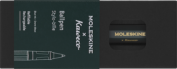 Кулькова ручка Moleskine x Kaweco 1 мм зелена - Фото 4 Кулькова ручка Moleskine x Kaweco 1 мм зелена - изображение 4