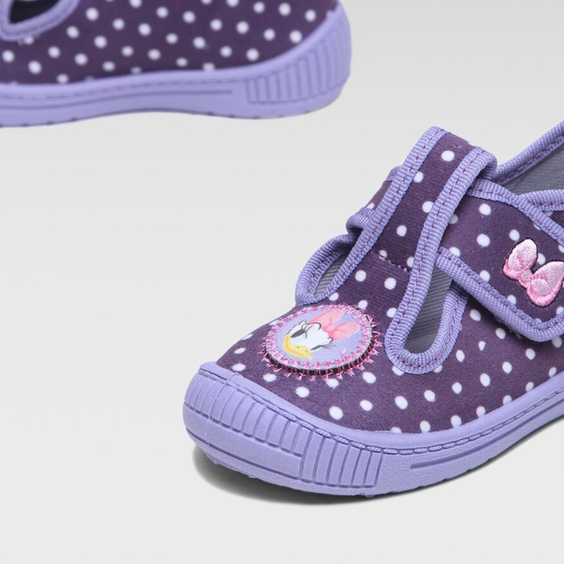 Kapcie dziecięce dla dziewczynki Mickey&Friends SS23-177DSTC 19 Fialkowe (5904862545738) - obraz 4