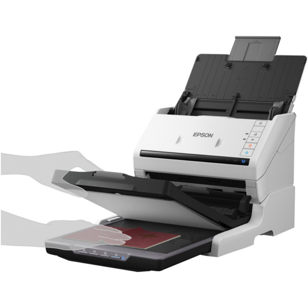 Сканер Epson DS-530II Светло-серый А4 - изображение 4
