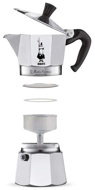Kawiarka Bialetti Moka Express 130 ml (0001162) - obraz 5