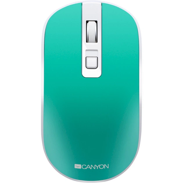 Мышка Canyon CNS-CMSW18A Wireless White-Green (CNS-CMSW18A) - изображение 3