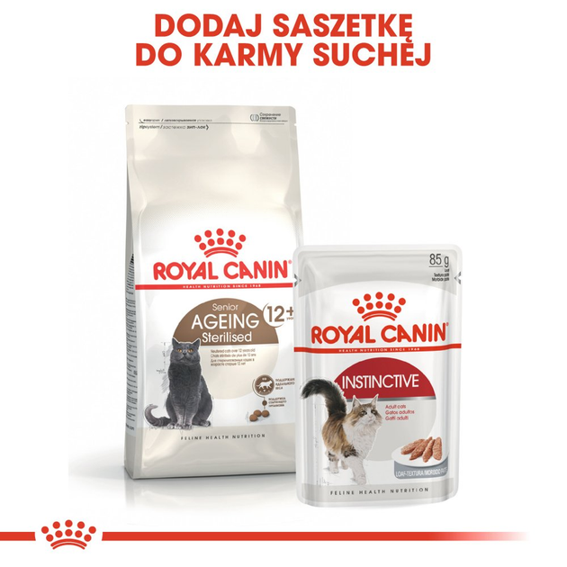 Sucha karma dla dorosłych kotów sterylizowanych Royal Canin Sterilized 12+ 2 kg (3182550805384) (25650209) - obraz 8