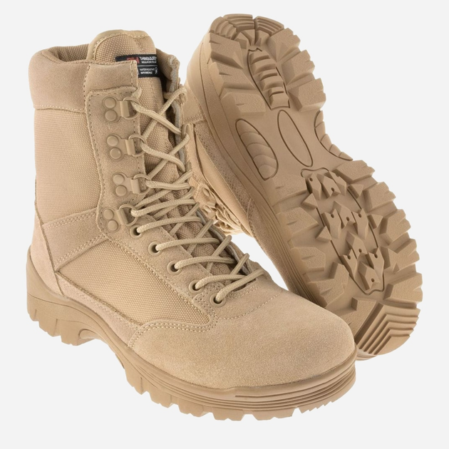 Чоловічі тактичні зимові черевики MIL-TEC YKK Zippers 12822104 44 (11US) 28.5 см Койот (4046872248498_9012024117) - зображення 2