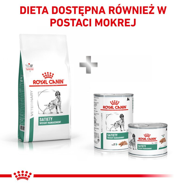 Sucha karma dla dorosłych psów Royal Canin Satiety Weight Management Canine 1.5 kg (3182550731355) (39481501) - obraz 8